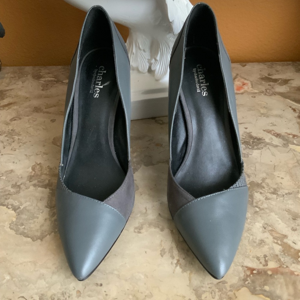 Charles By Charles David Elegant Gray Heels